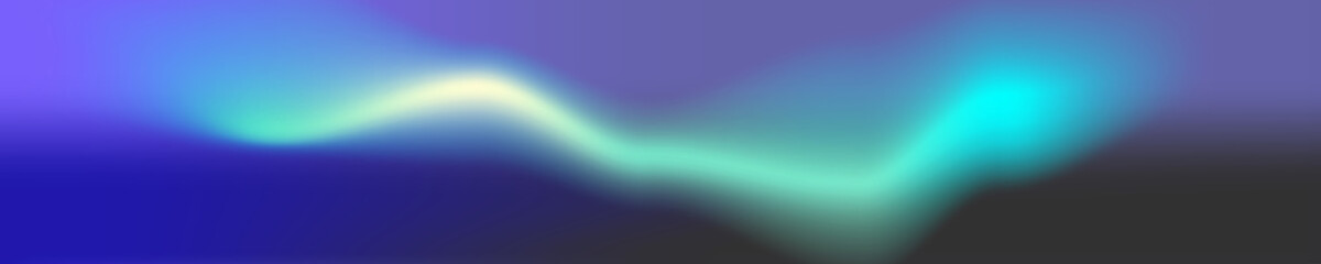 Panorama. Modern abstract background with color vibrant gradient shapes. Trendy design template for banners, flyers, covers, presentations, identity, landing pages, websites. Vector illustration. 