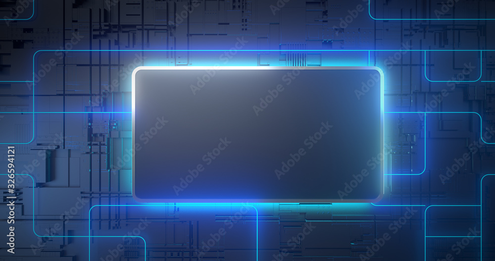 Wall mural 5g network internet mobile wireless business concept. 3d rendering.