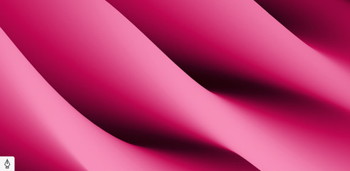 Abstract background with dynamic effect. Optical illusion of distortion of space. Modern pattern. 3d vector illustration for design.