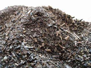dried of favourite Thai tea look like a mountain.