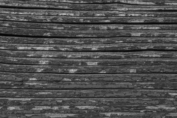 Obraz premium black and white photo of old wooden board