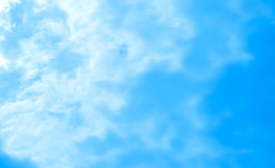 blue sky with beautiful natural white clouds