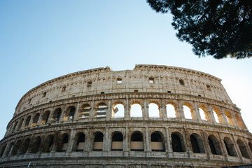 Fototapeta na wymiar Colosseum in Rome, Italy