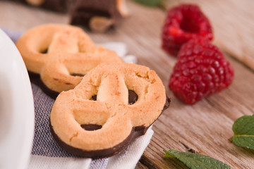 Chocolate Pretzel Cookies.