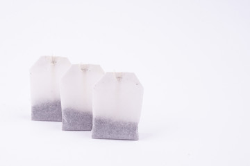 tea bag on a white background