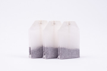 tea bag on a white background