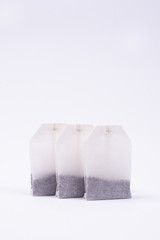 tea bag on a white background