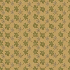 Seamless patterns or background with leaf