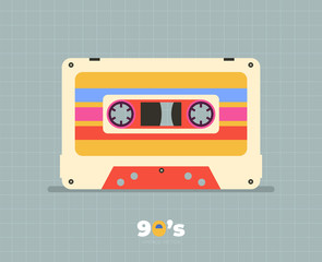90s decade icon vector illustration design