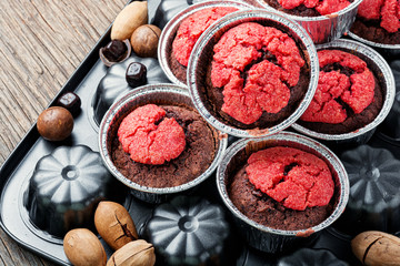 Delicious muffins or cupcake