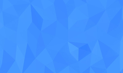 Fototapeta premium Light Blue geometric background, triangular abstract texture