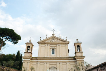 old church in Rome, Italy