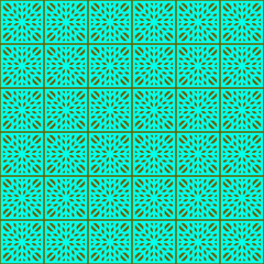 Illustration with repetitive geometric shapes covering the background. Drawing with colored pattern that can be used as a web pattern, wallpaper, digital graphics, gifts and artistic decorations.