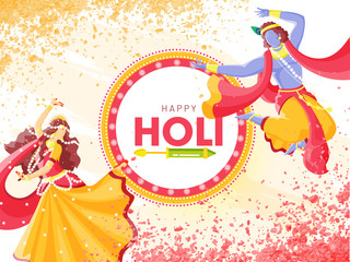 Indian Festival of Colours, Holi Concept.