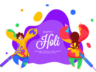 Indian Festival of Colours, Holi Concept.