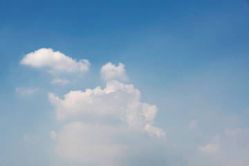 blue sky with clouds background