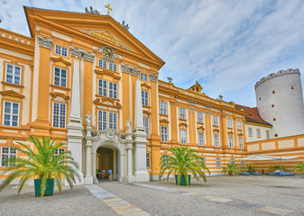 Visiting Melk abbey in Austria