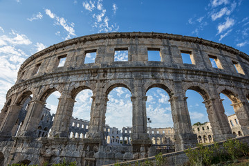 Coliseum in Pula, Croatia.