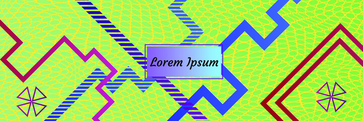 Abstract vector covers design with line, gradient and vibrant color. Simply geometric background