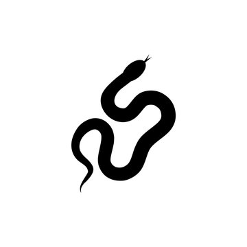 Snake icon isolated on white background