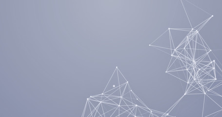 Abstract dot points connections illustration background motion transformation plexus digital evolution future technology graphic animation network connection technology design.