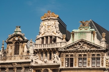 Guildhalls in Brussels, Belgium