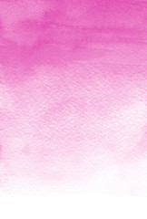 Pink fuchsia watercolor background Ombre texture Invitation decor Gradient paint backdrop