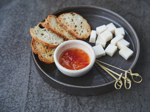 Goat Cheese With Jam