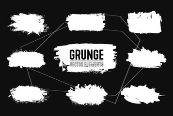 Black and white grunge background. Distress overlay texture for your design. Urban texture template.