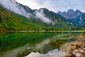 Mountain lake in Austrian alps