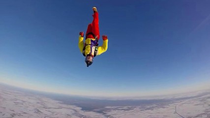Environment. Skydiver has no fear of flying. Aviation sports for the daring people. Extreme as a way of life.