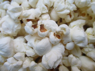 popcorn on a background