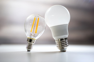 light bulb on a black background