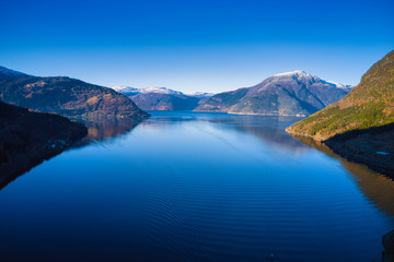 lake in mountains