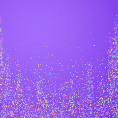 Festive confetti. Celebration stars. Colorful star