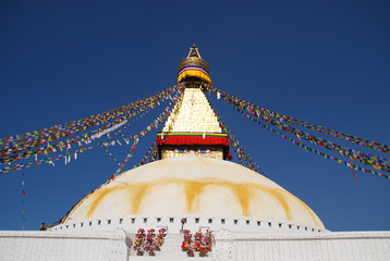 Boudhanath Stupa (or Bodnath Stupa) is the largest stupa in Nepal and the holiest Tibetan Buddhist...