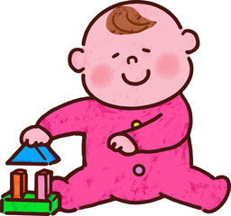 赤ちゃん積み木