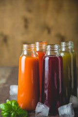 Vegetable and fruit juices and smoothies