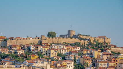 Fototapeta na wymiar castle of Kavala city Greece