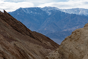 Distance view at Golden Canyon - mDeath Valley - USA