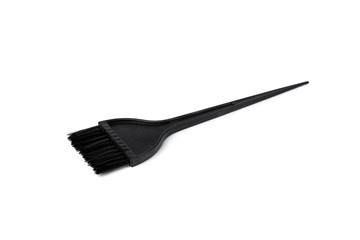 Brush for hair coloring. Hairdresser tool.