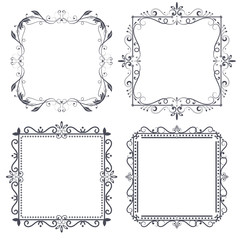 Vintage ornamental frames
