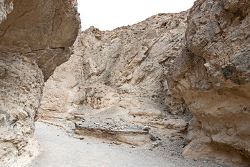 Walking path in Golden Canyon - Death Valley - USA