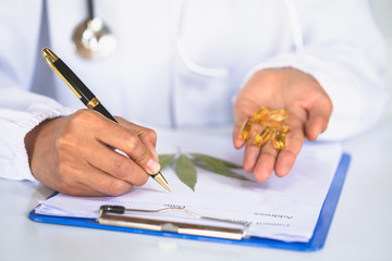 The tablets extracted from CBD hemp oil are in the hands of researchers or doctors. Alternative...