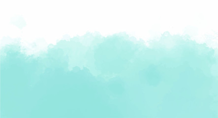 Obraz premium Blue watercolor background for your design, watercolor background concept, vector.