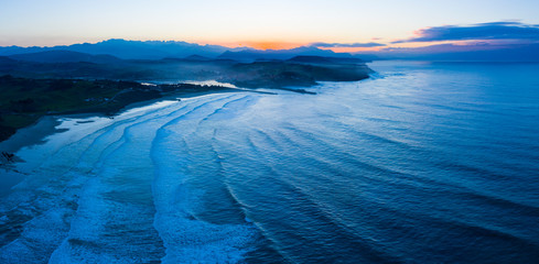 Gerra beach, Oyambre Natural Park, San Vicente de la Barquera, Cantabrian Sea, Cantabria, Spain, Europe