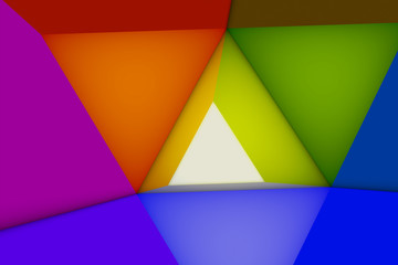 Fototapeta premium abstract colorful background with triangles