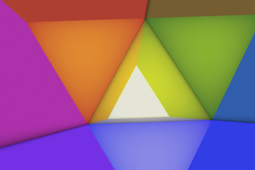 abstract colorful background with triangles