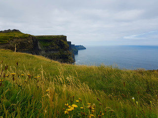 Cliffs by the sea in Ireland 
