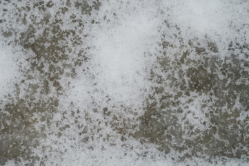 Melting snow texture background